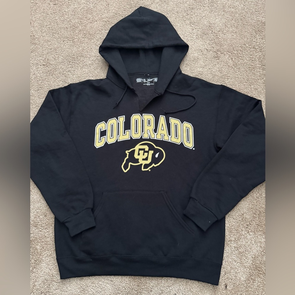 #12 COLORADO BUFFALOS Black Hoodie